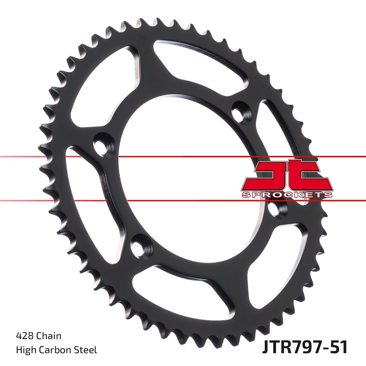 REAR STEEL 51T, 428