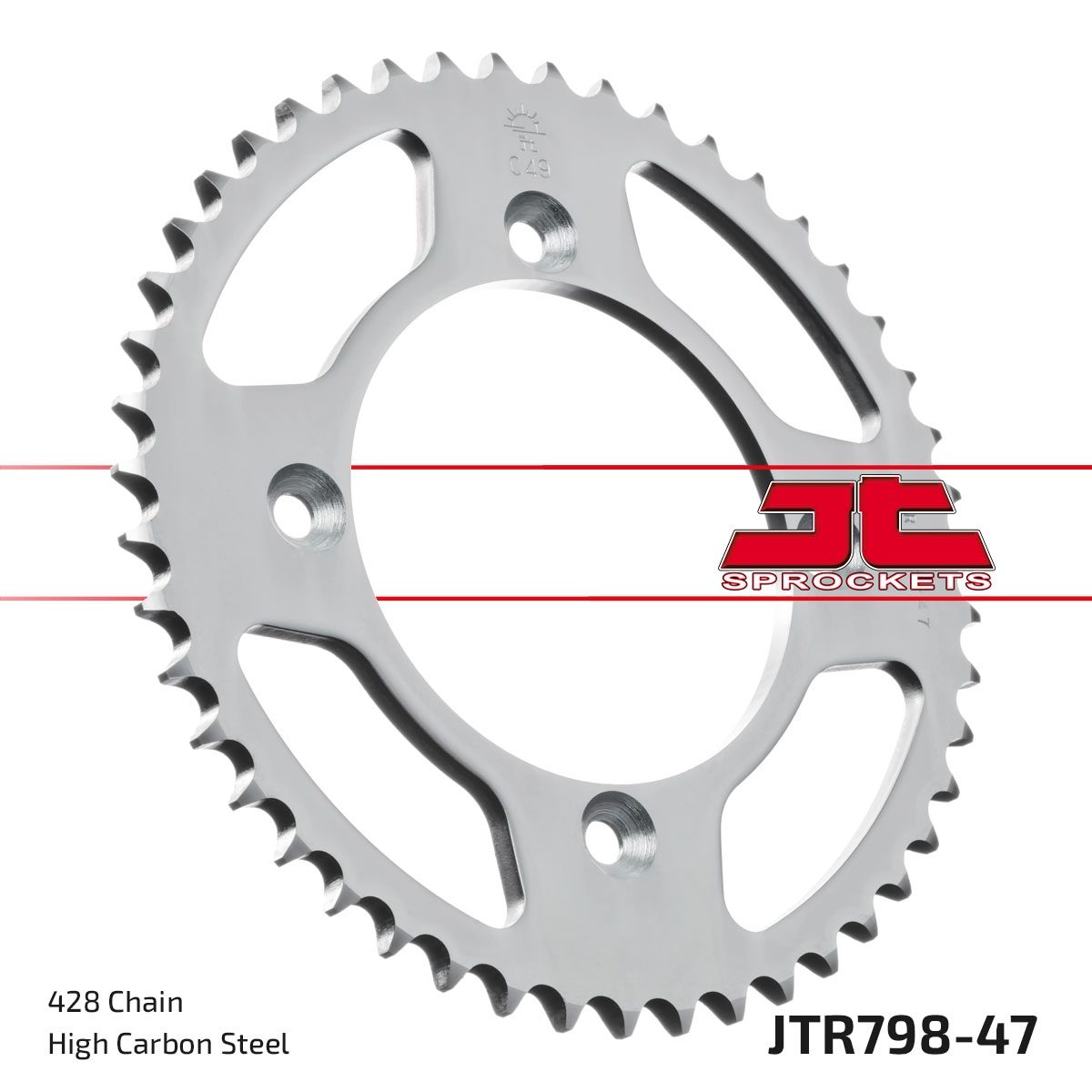 REAR STEEL 47T, 428