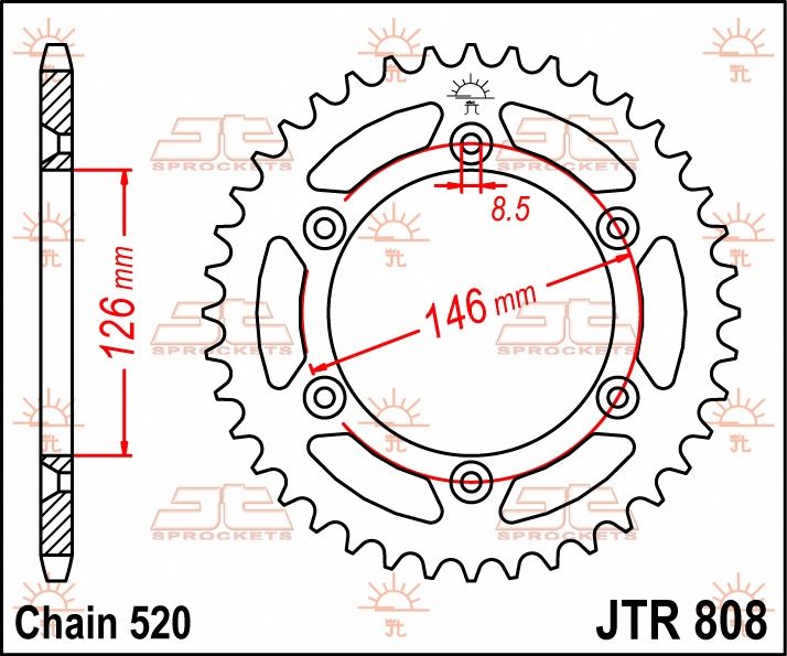 REAR STEEL 41T, 520 foto 2