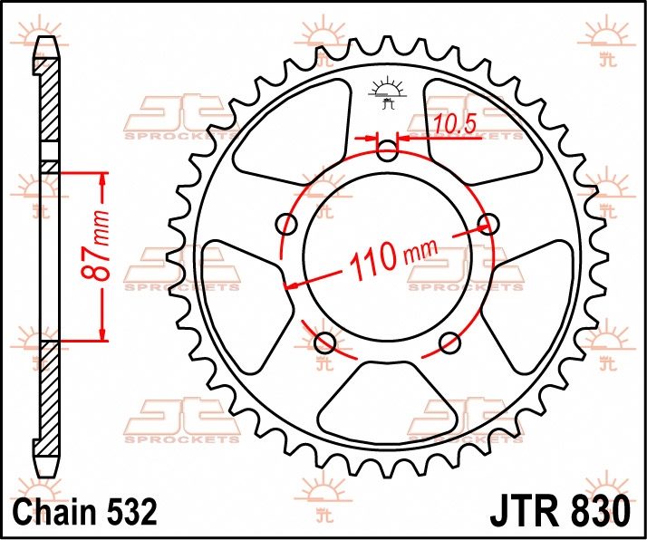 REAR STEEL 46T, 532 foto 2