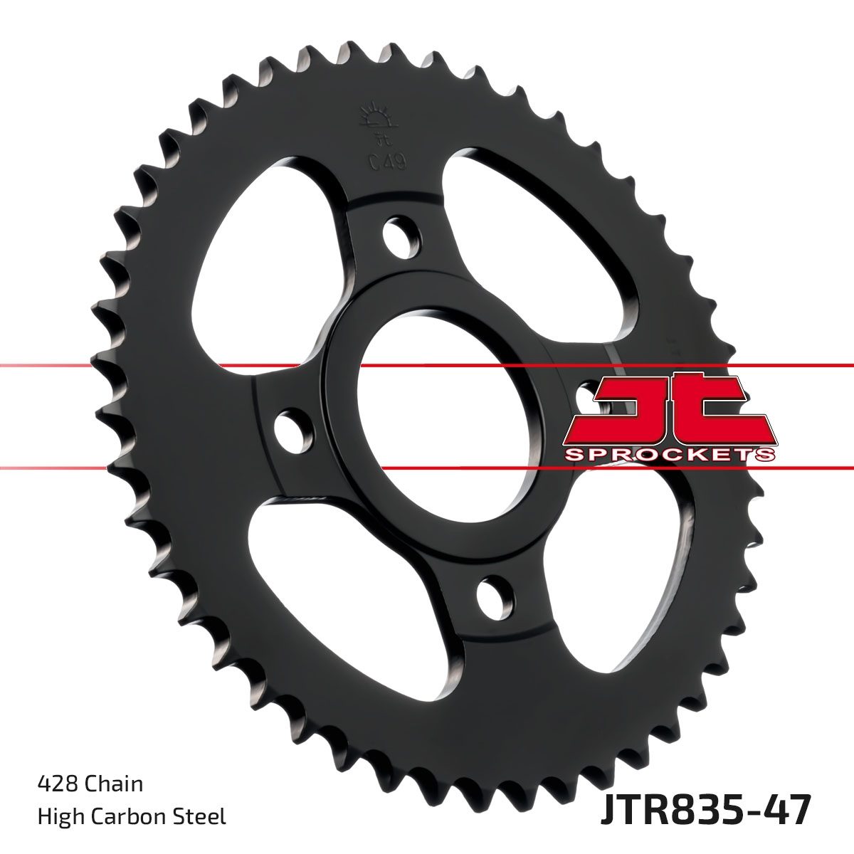 REAR STEEL 47T, 428