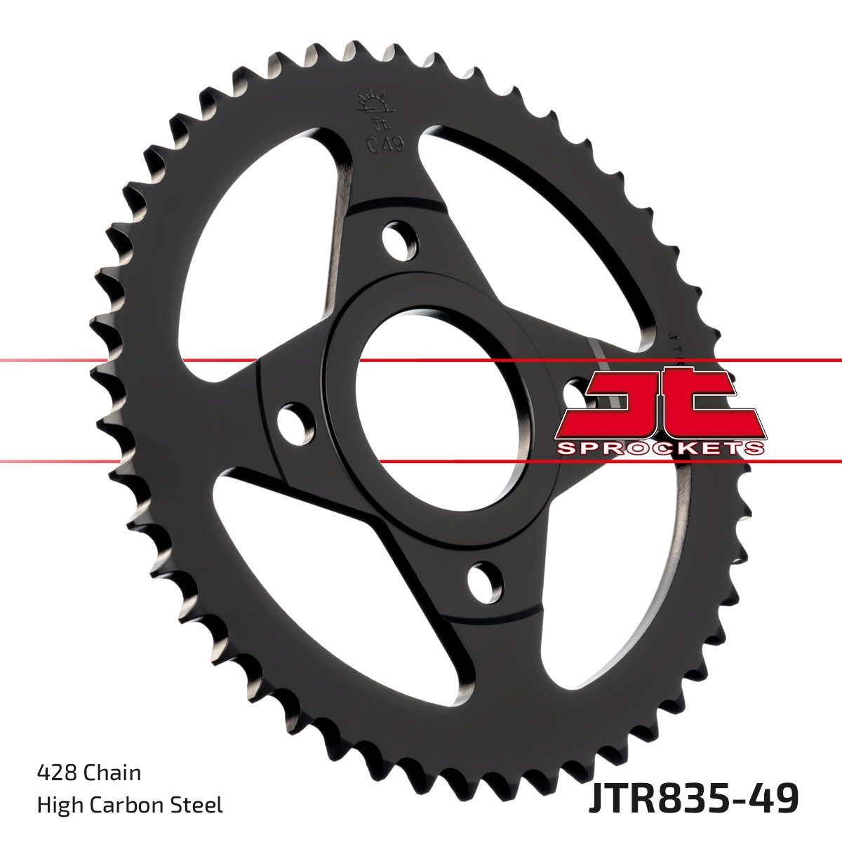 REAR STEEL 49T, 428
