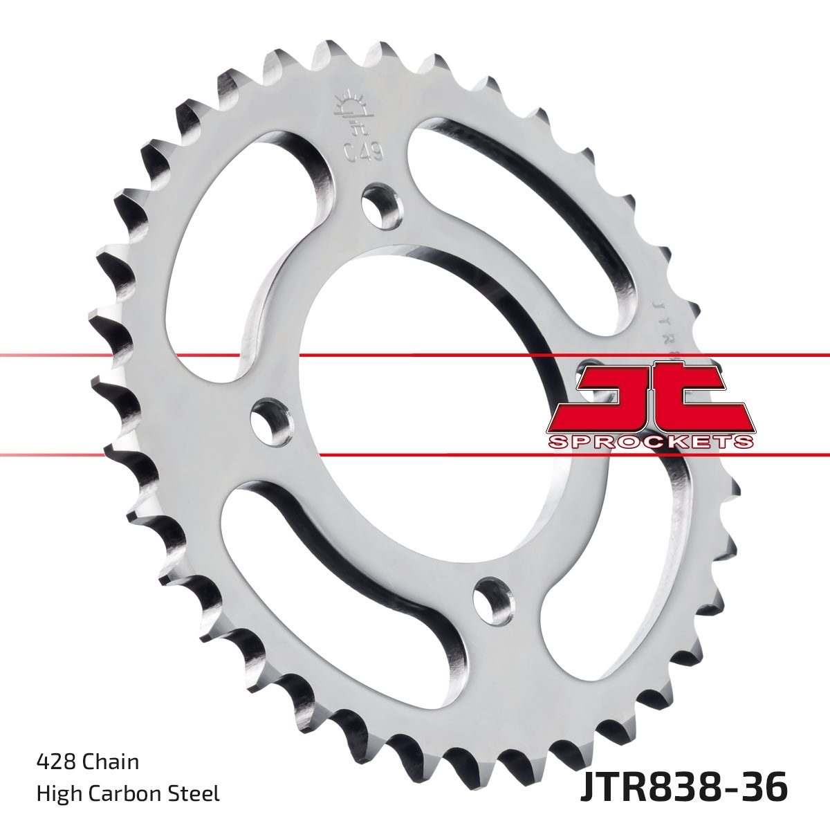 REAR STEEL 36T, 428