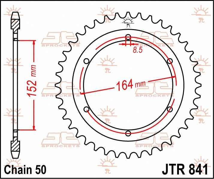 REAR STEEL 42T, 530 foto 2
