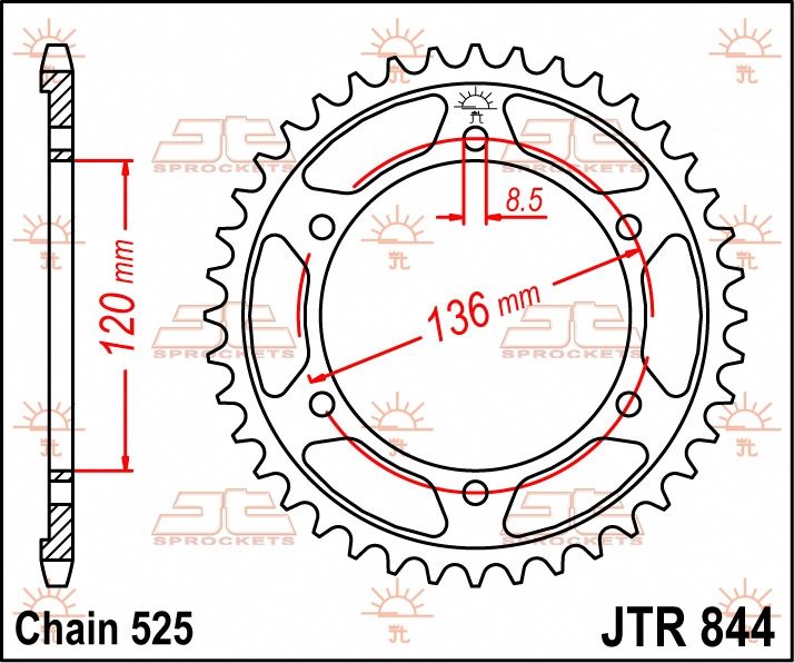 REAR STEEL 44T, 525 foto 2
