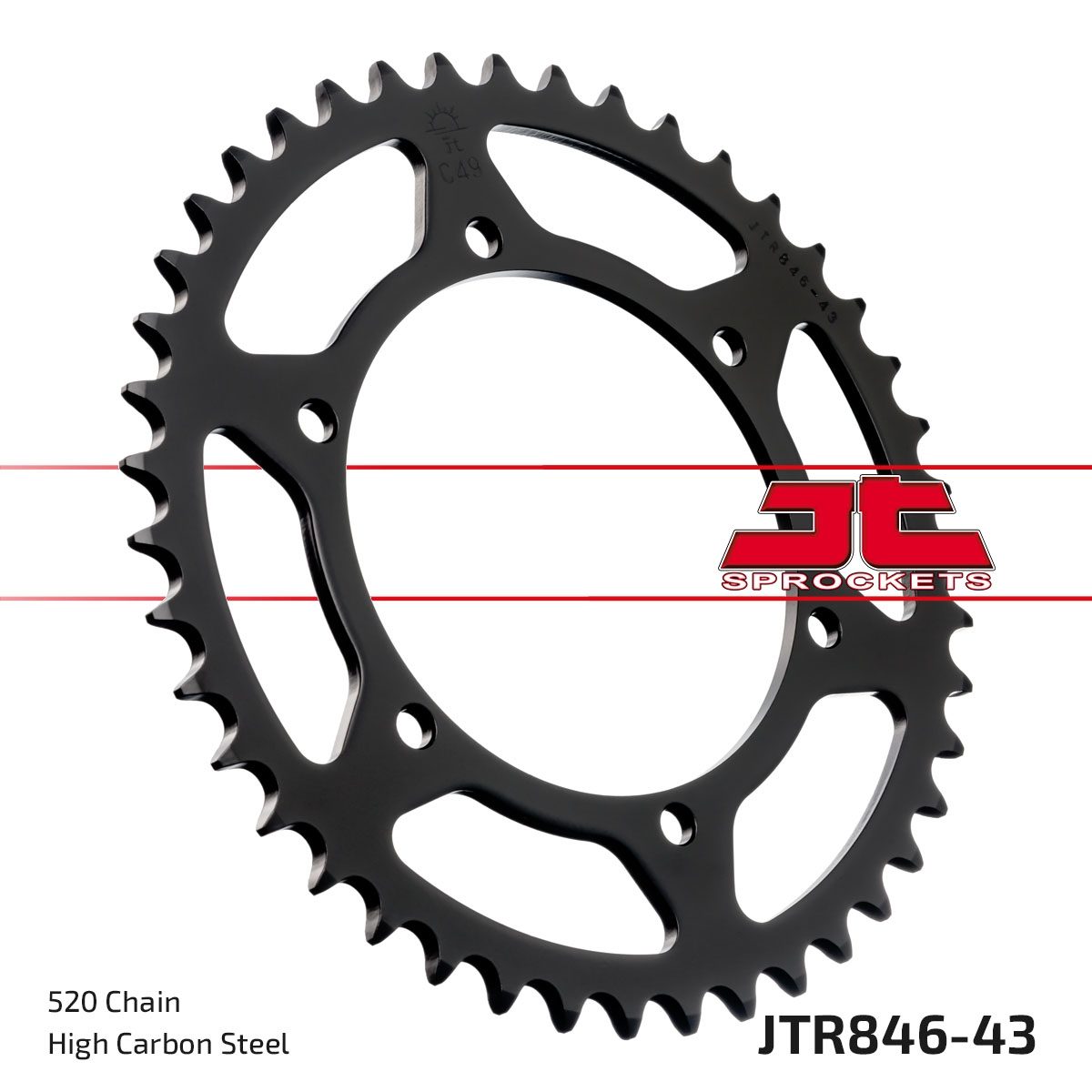 REAR STEEL 43T, 520