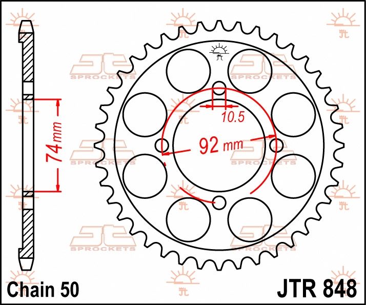 REAR STEEL 39T, 530 foto 2