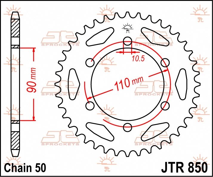 REAR STEEL 33T, 530 foto 2
