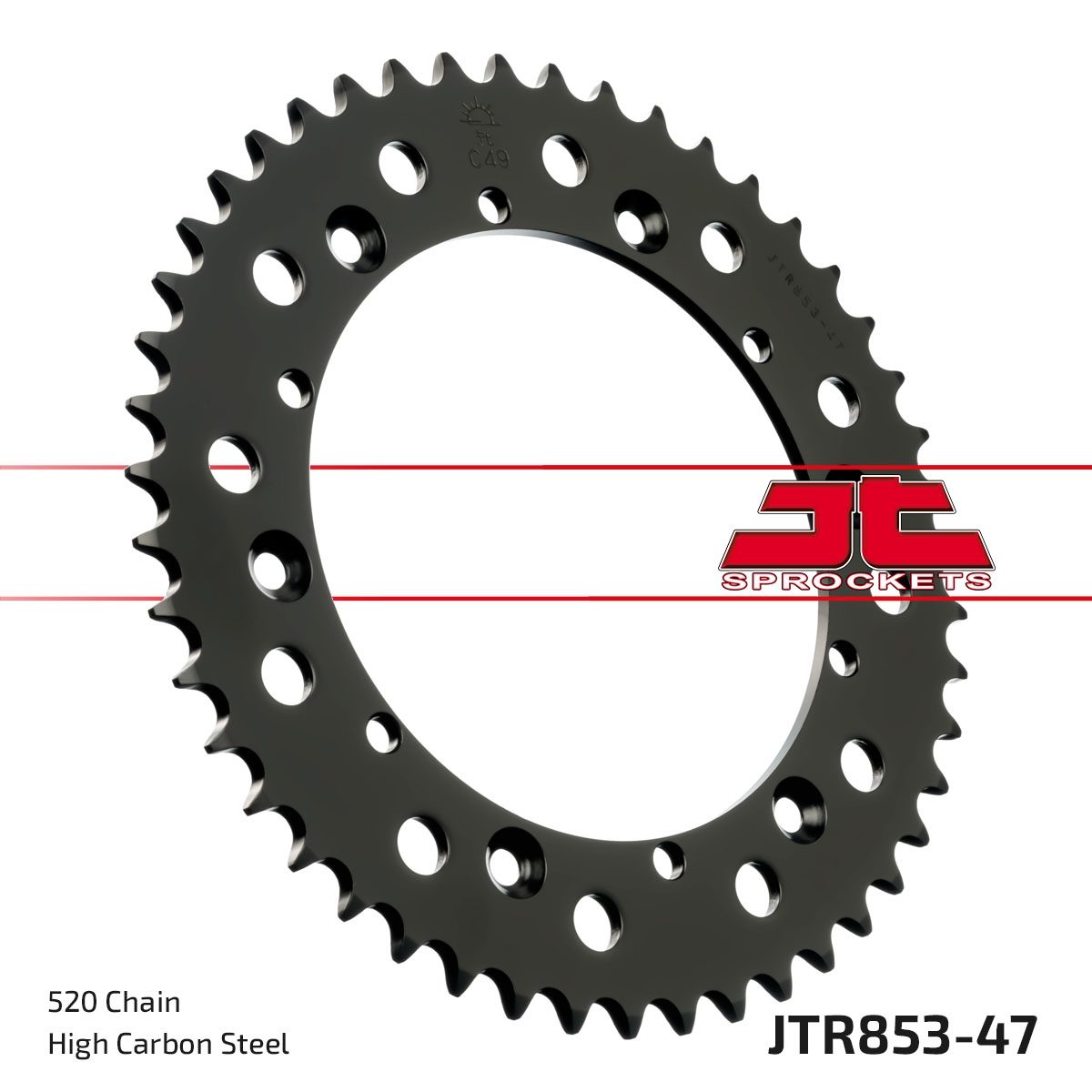 REAR STEEL 47T, 520