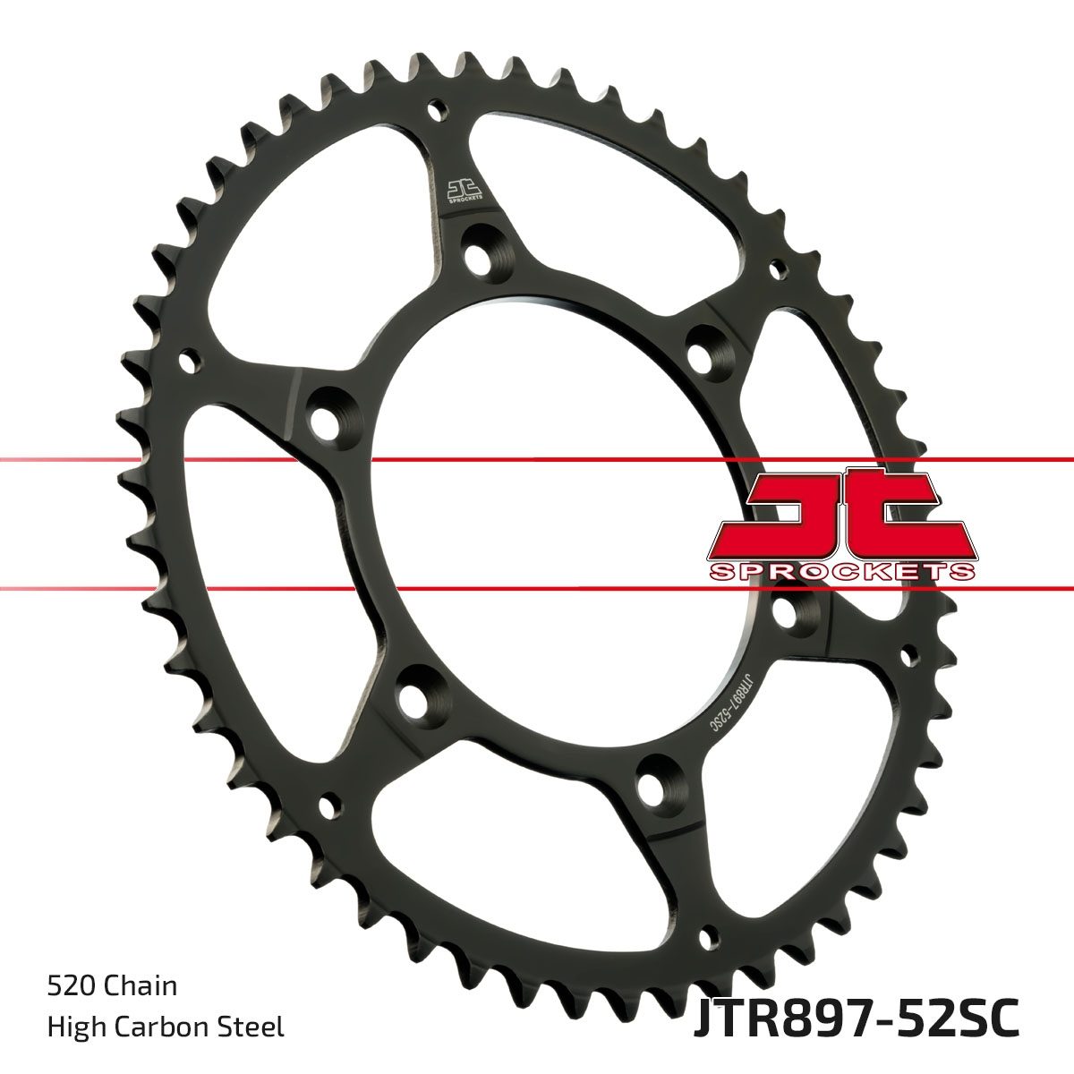 REAR STEEL SC 52T, 520