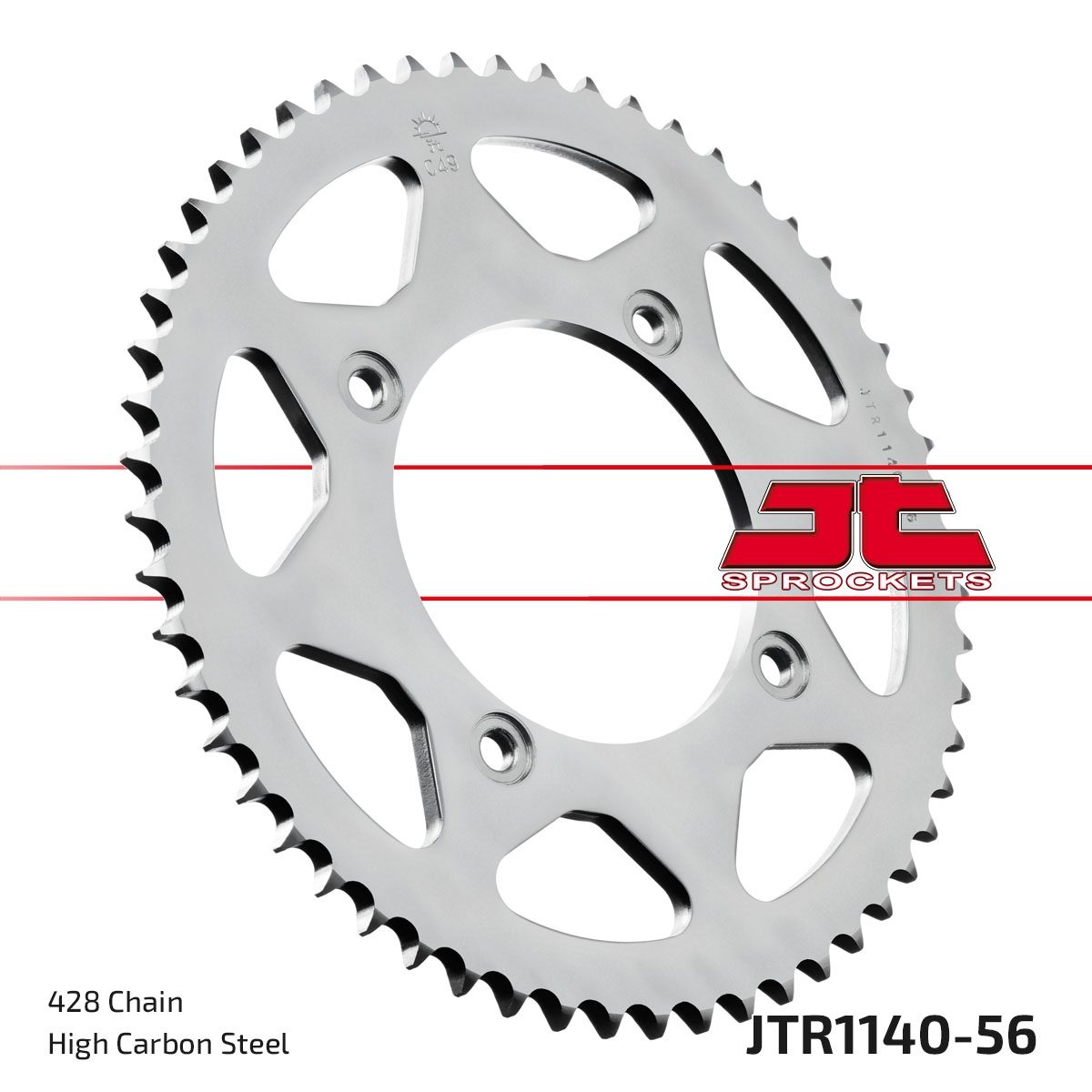 REAR STEEL 56T, 428