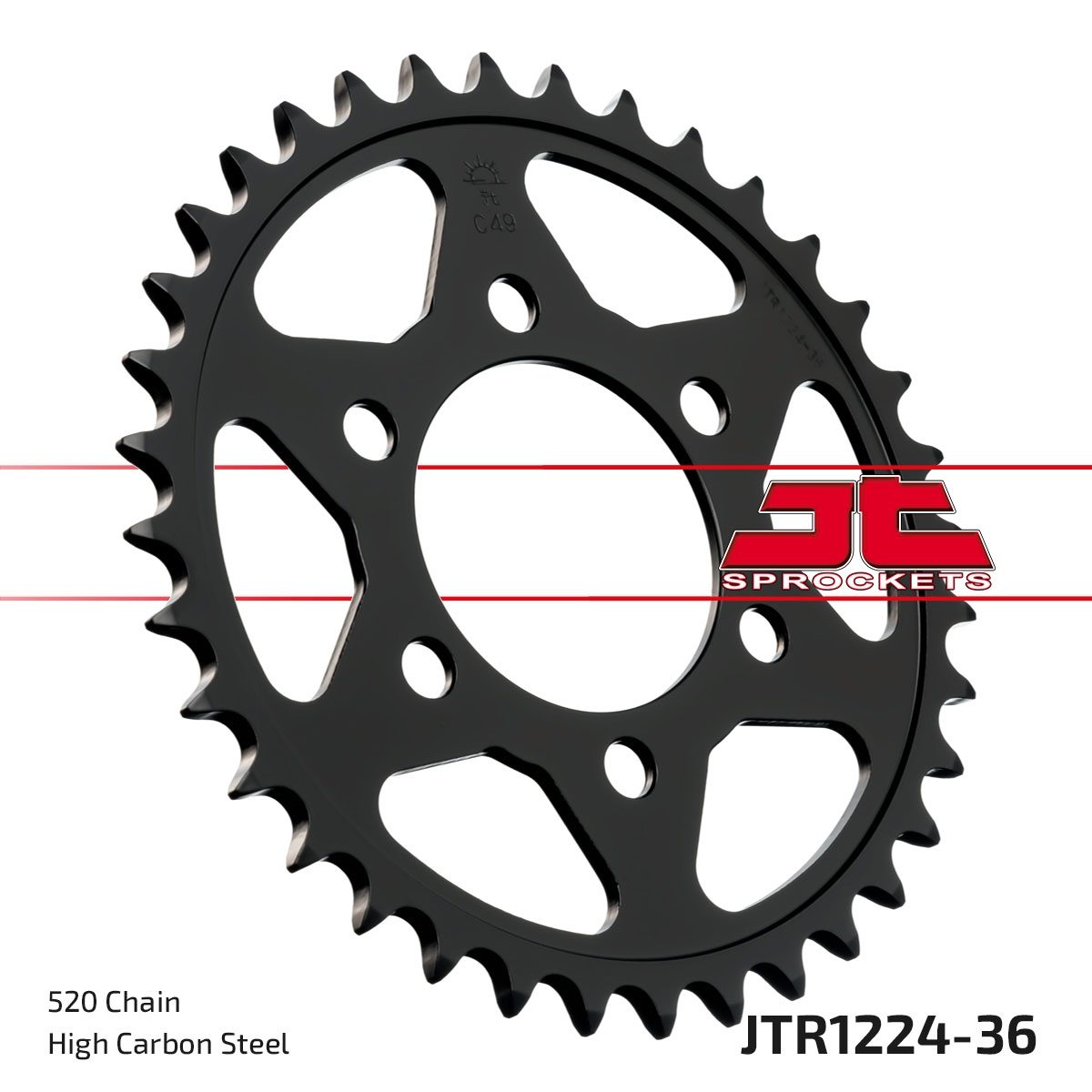 REAR STEEL 36T, 520