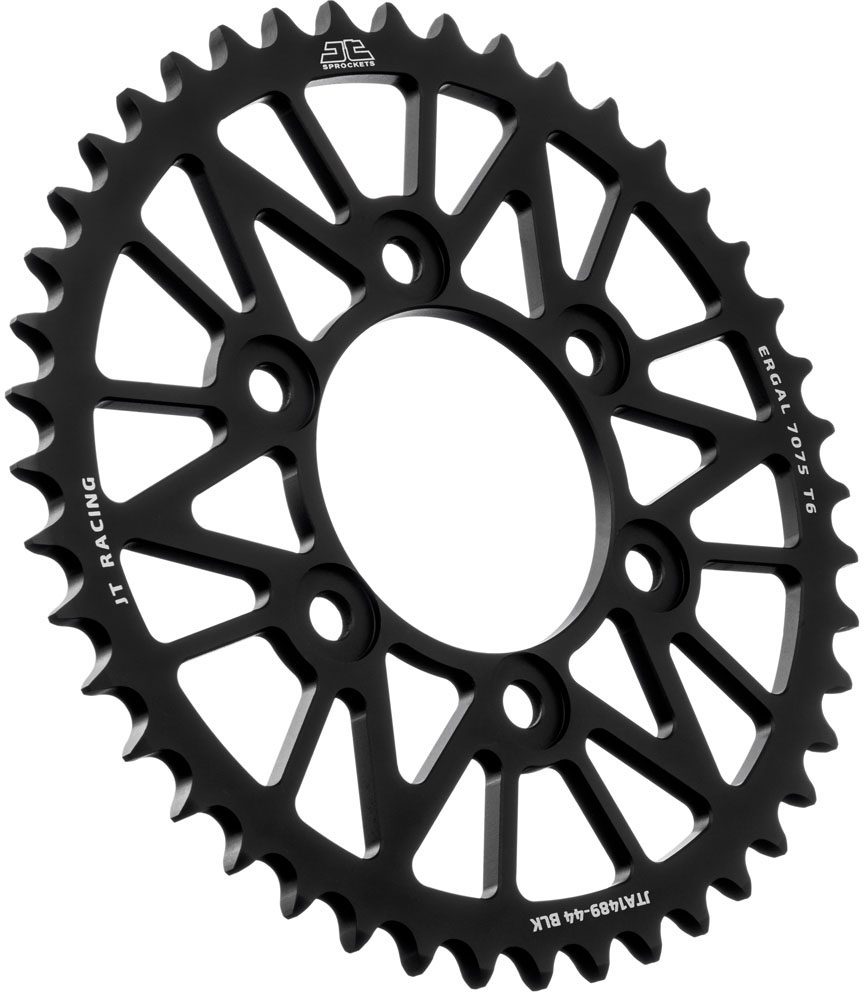 REAR ALU 44T BLACK, 525