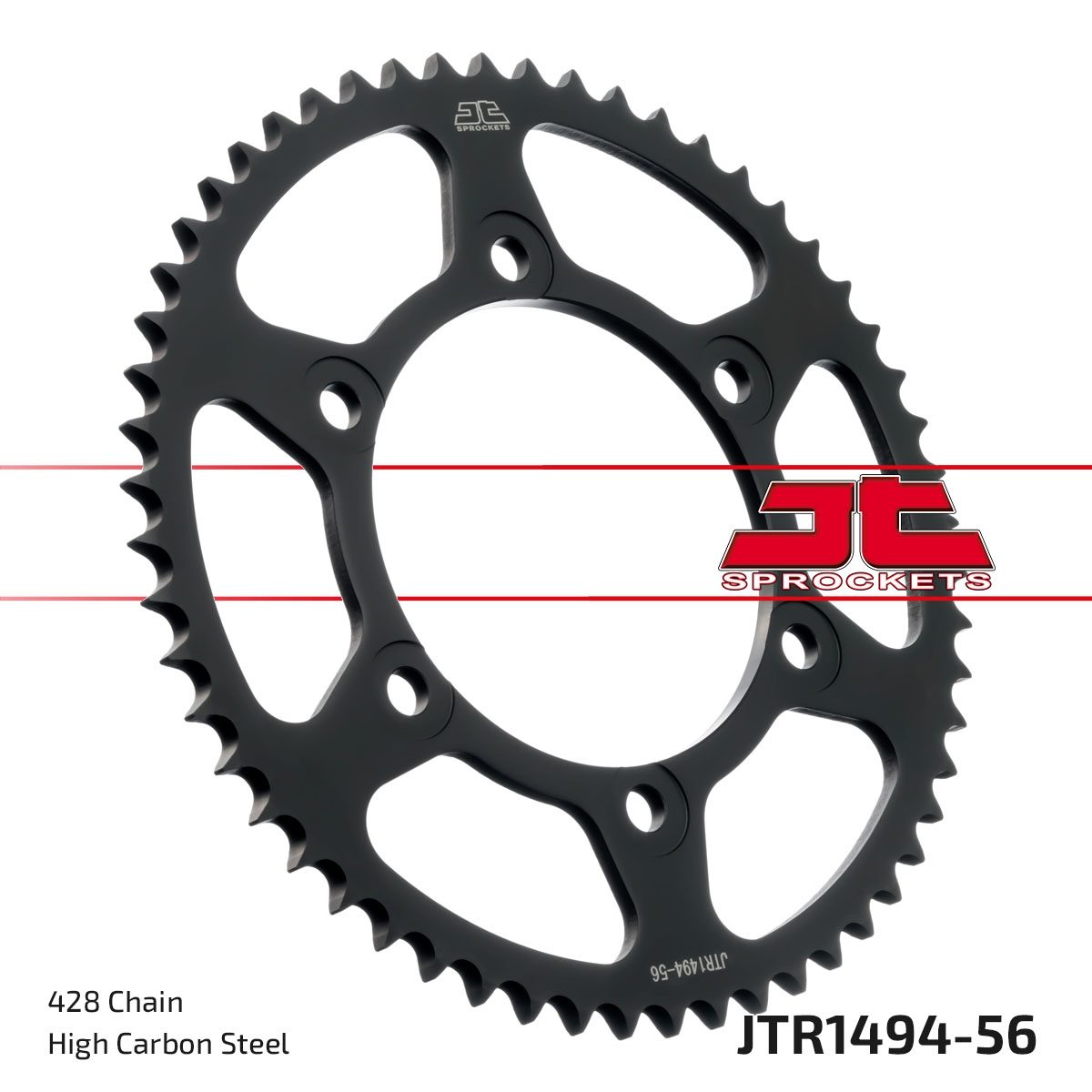 REAR STEEL 56T, 428