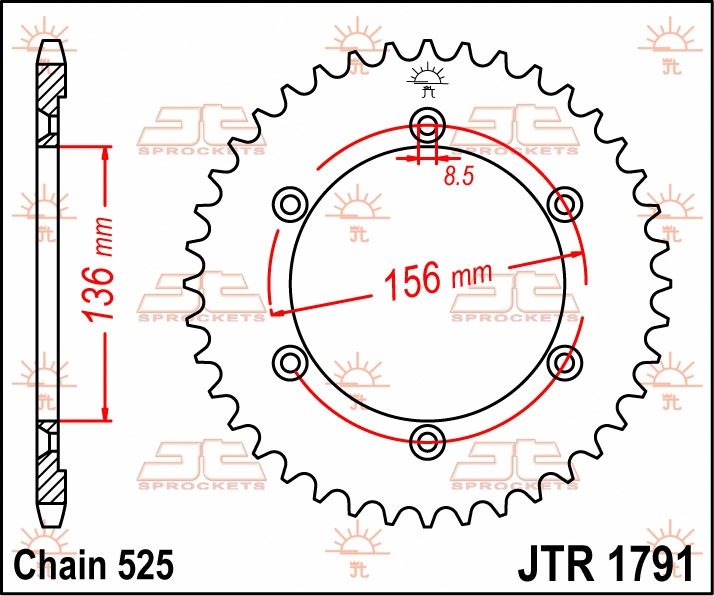 REAR STEEL 41T, 525 foto 2