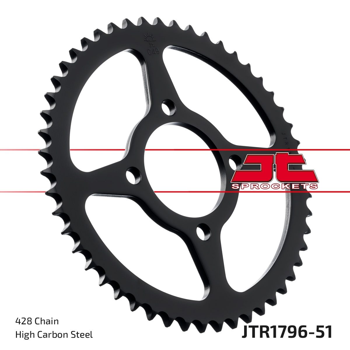 REAR STEEL 51T, 428