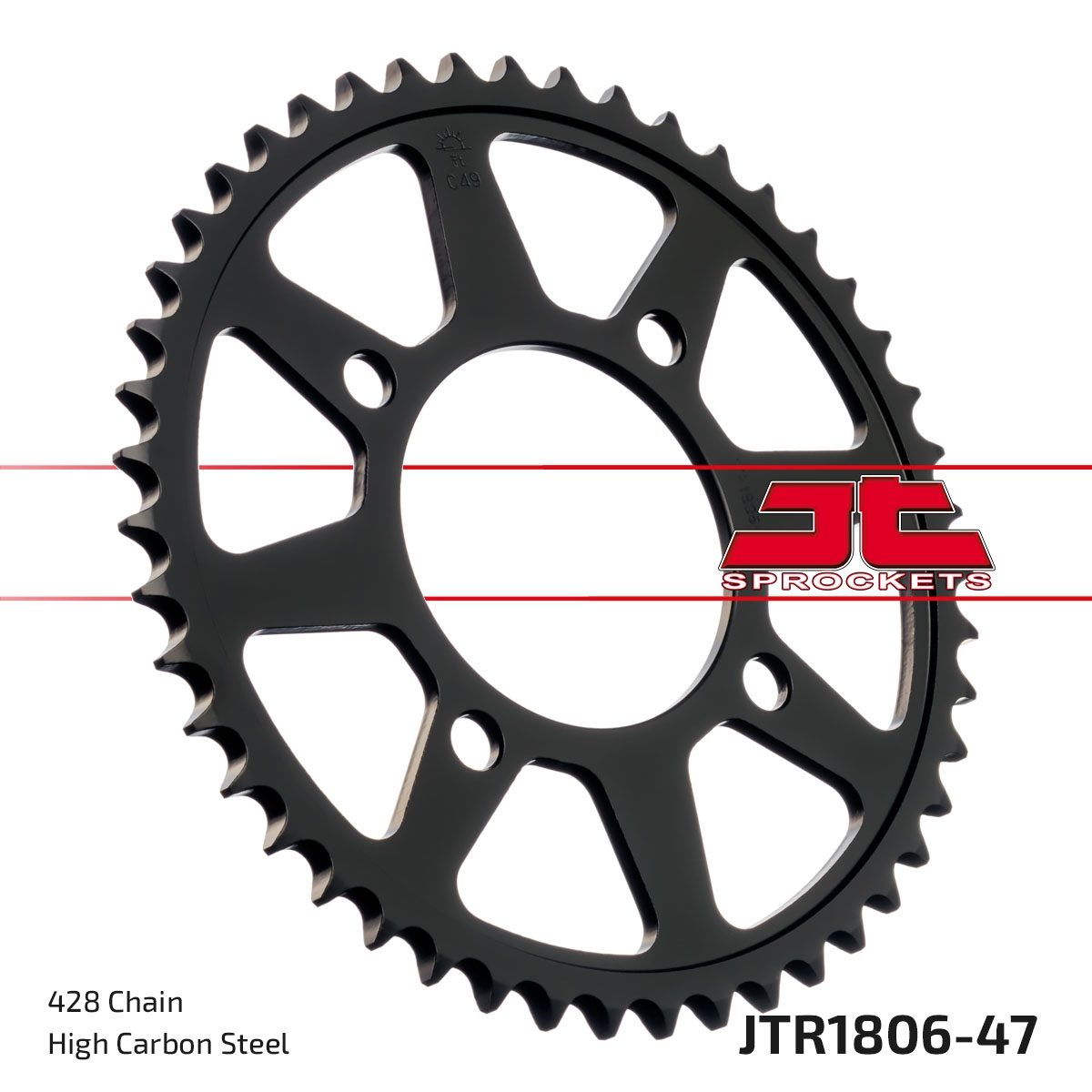 REAR STEEL 47T, 428