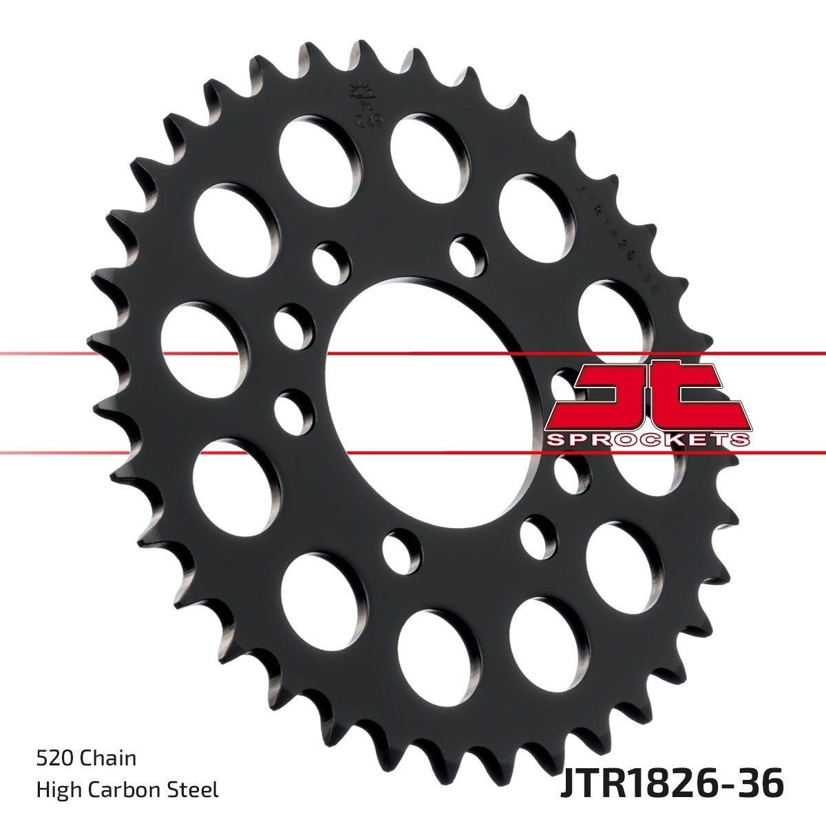 REAR STEEL 36T, 520