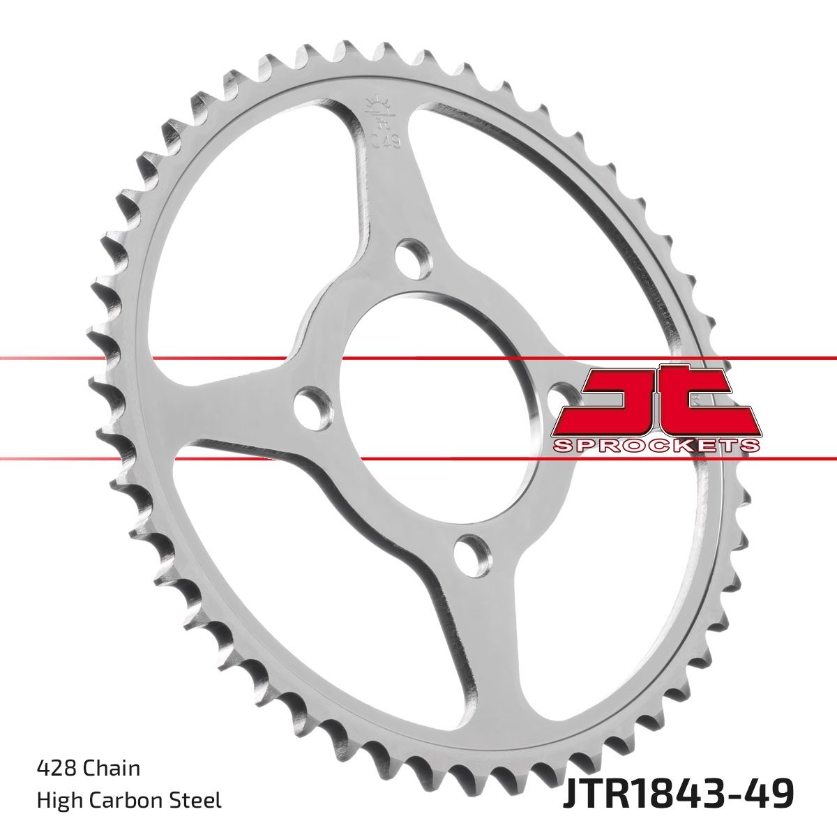 REAR STEEL 49T, 428