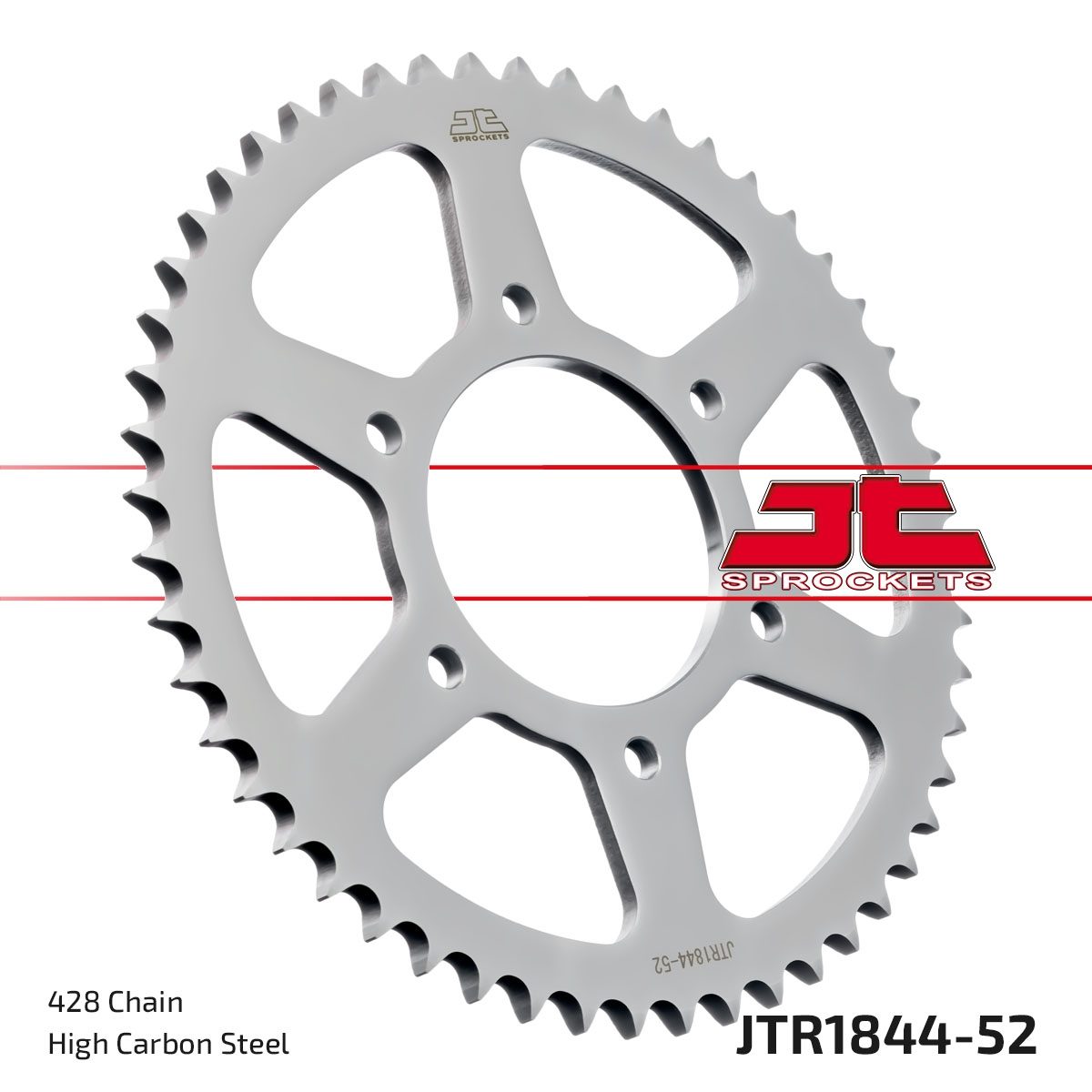 REAR STEEL 52T, 428