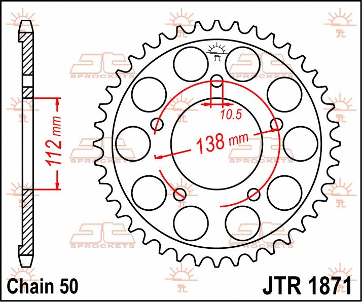 REAR STEEL 48T, 530 foto 2