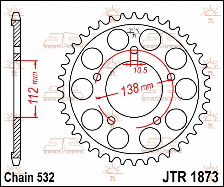 REAR STEEL 48T, 532 foto 2