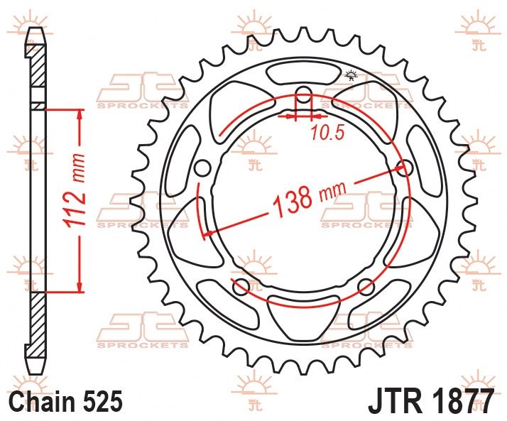 REAR STEEL 41T, 525 foto 2