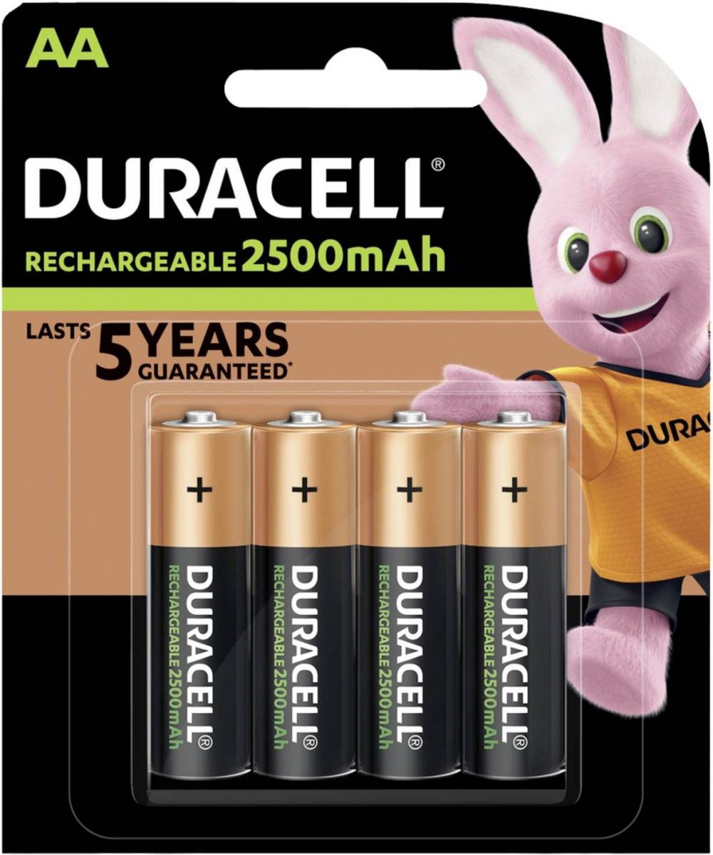 DURACELL RECH PLUS AA 1300MA BLISTER 4