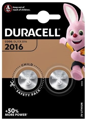 4A5319-DURACELL DL2016 BLISTER 2