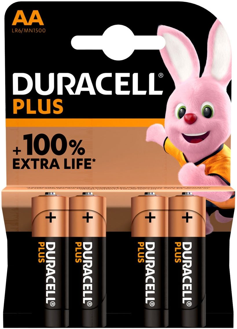 DURACELL PLUS 100% MN1500 BLISTER 4