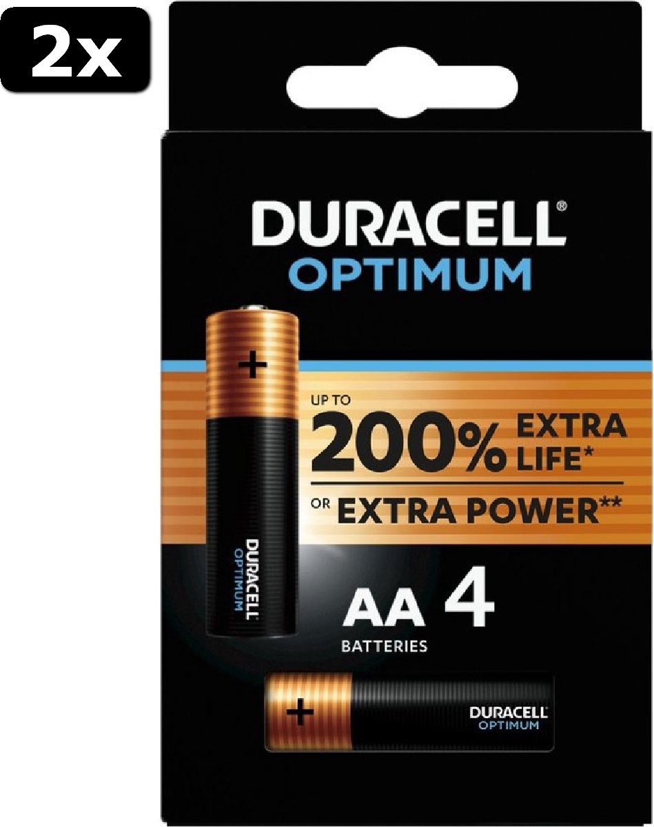 DURACELL 2400 OPTIMUM AAA BLISTER 4