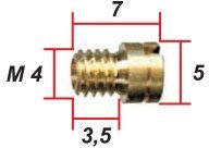 MAIN JET #65 KEIHIN KHM-01H065