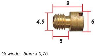 MAIN JET #125 MIKUNI KMM-010125