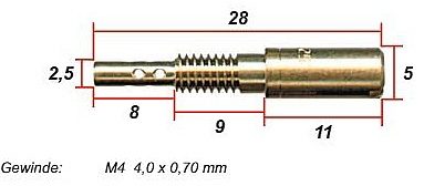 SLOW JET #17,5 MIKUNI KYS-06D017H