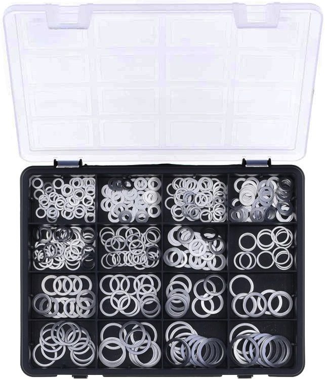 SET 400 ALUMINIUM WASHERS/DRAIN GASKET
