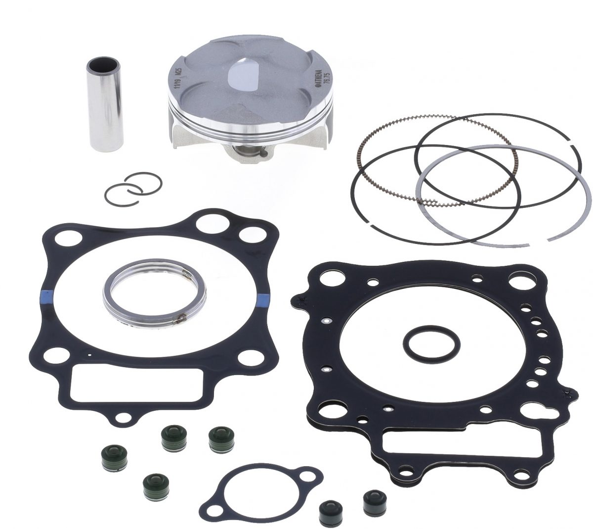PISTON K. 76,77MM FORGED+TOP END GASKET K.
