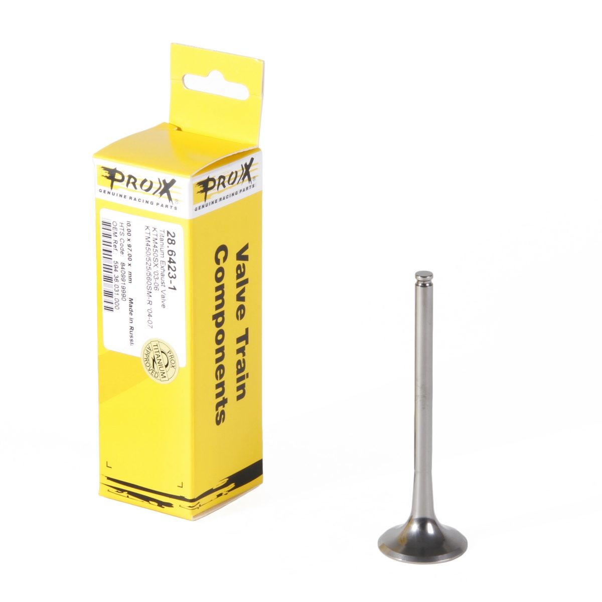 TITANIUM EXHAUST VALVE
