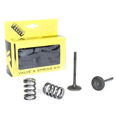 STEEL EXHAUST VALVE AND SPRING KIT