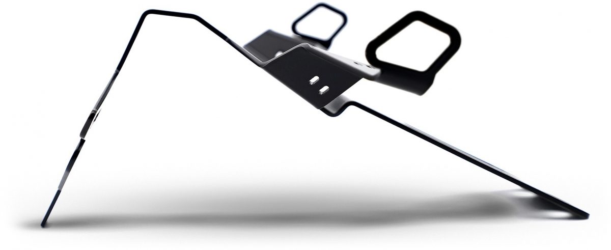 LICENCE PLATE HOLDER, BLACK