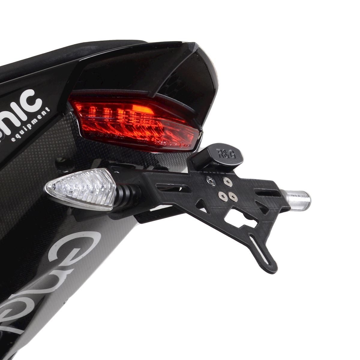 LICENCE PLATE HOLDER, BLACK