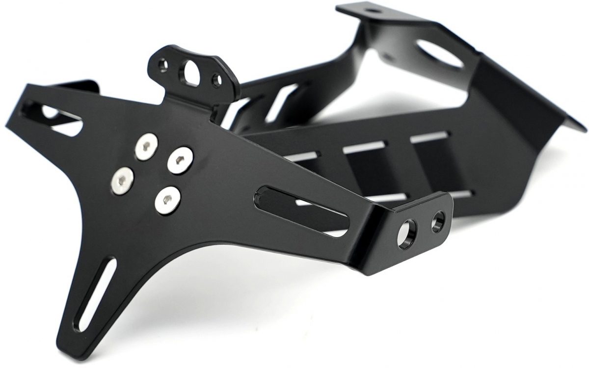 LICENCE PLATE HOLDER BLACK foto 3