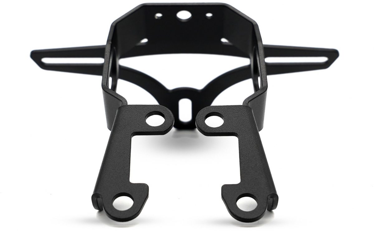 LICENCE PLATE HOLDER BLACK foto 3