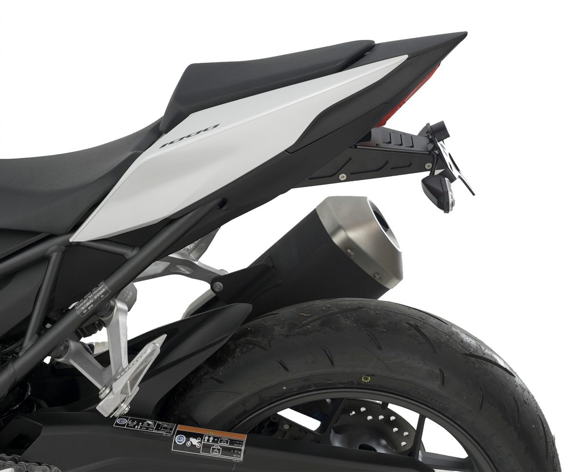 LICENCE PLATE HOLDER BLACK foto 2