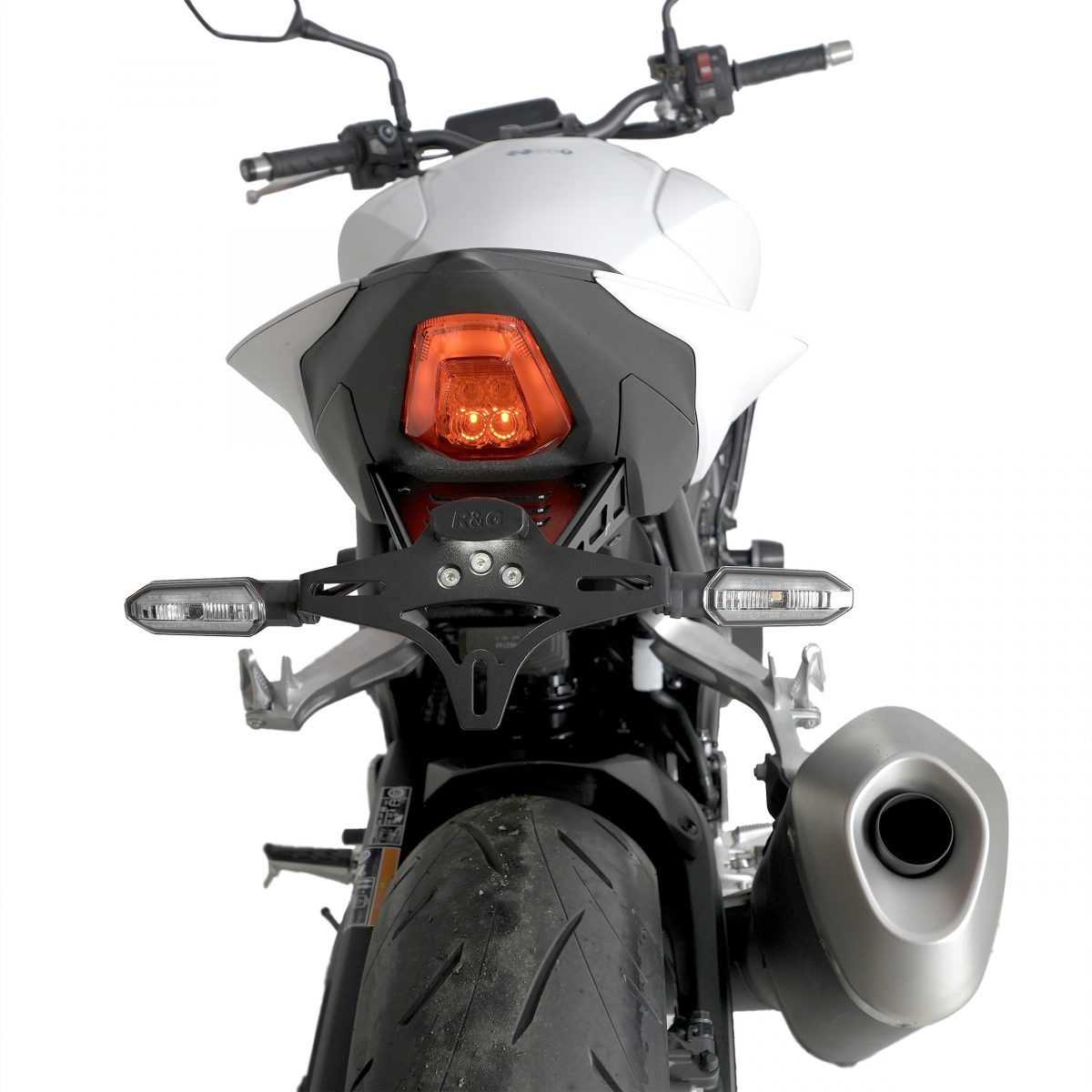 LICENCE PLATE HOLDER BLACK foto 3