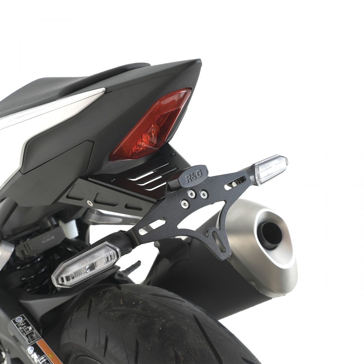 LICENCE PLATE HOLDER BLACK foto 5