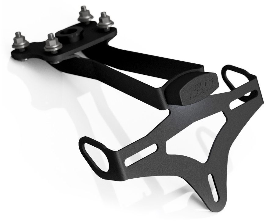 LICENCE PLATE HOLDER BLACK foto 3