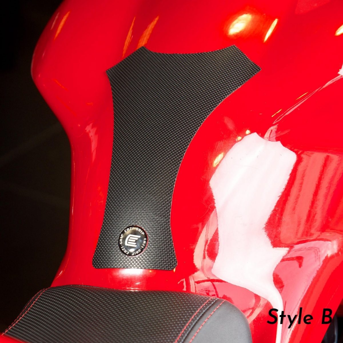 CENTRE TANK PADS BLACK - DESIGN F - PRO foto 3