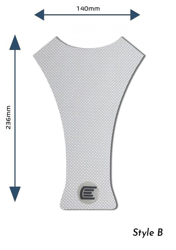 CENTRE TANK PADS BLACK - DESIGN F - PRO foto 4