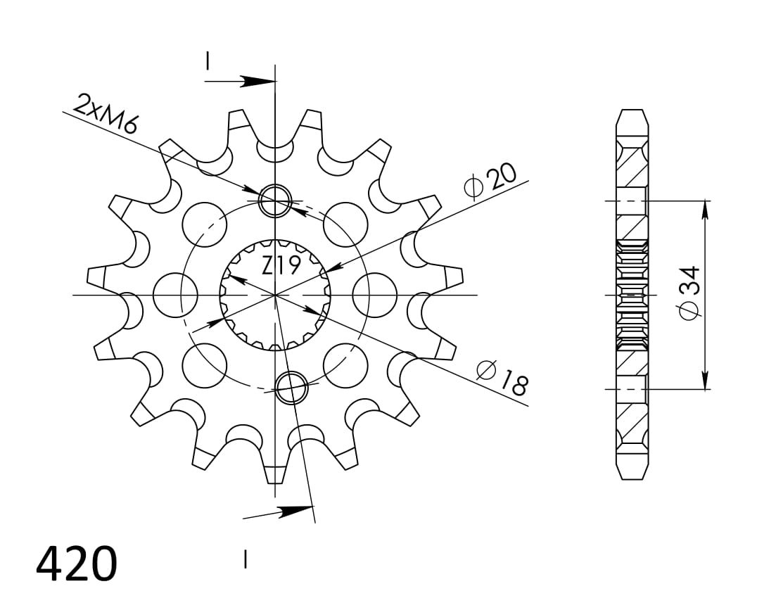 FRONT 14T, 420