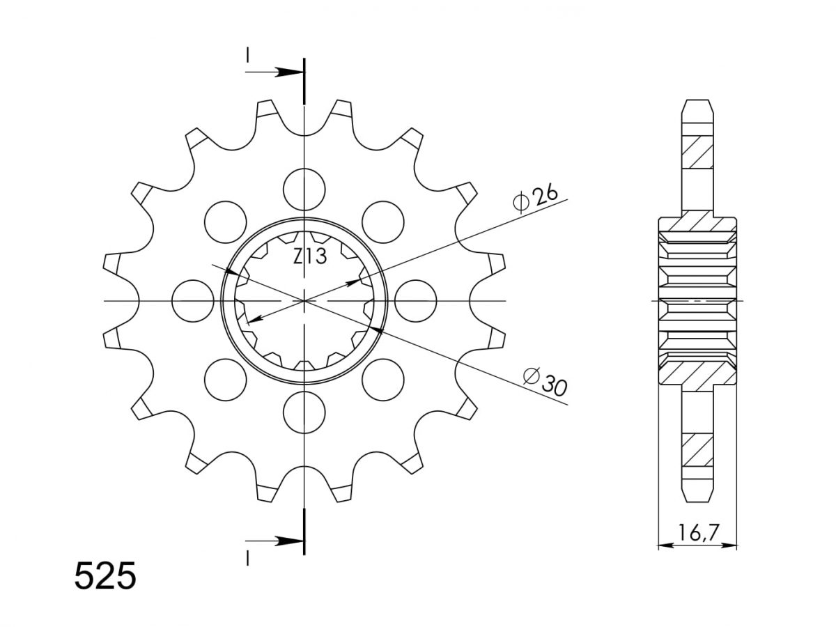 FRONT 16T, 525